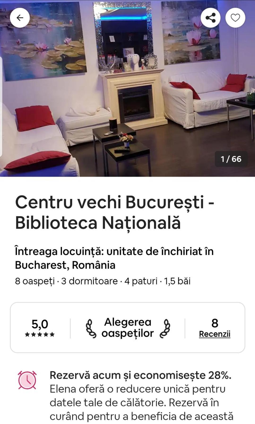 Ferienwohnung Centrul Vechi Bucuresti Biblioteca Nationala Exterior foto